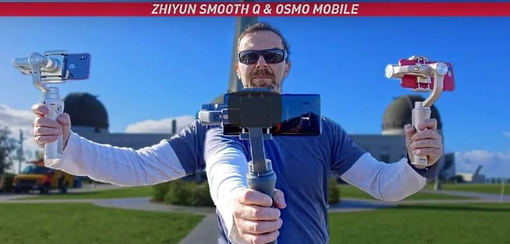 DJI Osmo Mobile 1 vs 2 vs Zhiyun Smooth Q Gimbal Review