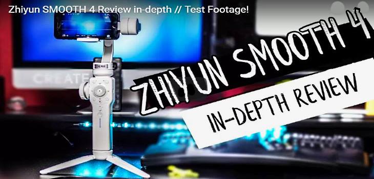 Smooth 4 gimbal test and review white