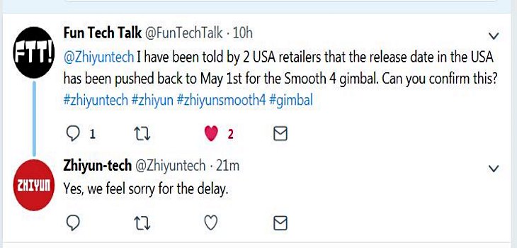 smooth 4 ship date delayed