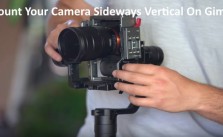 Mount Camera Sideways Vertical On Gimbal With Cage