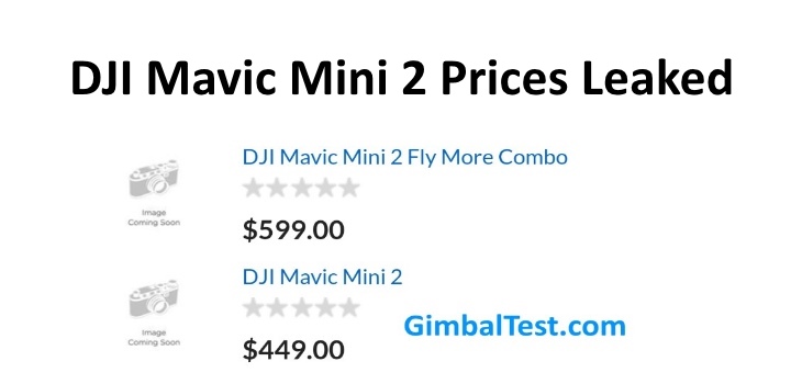 Mavic Mini 2 Prices Leaked